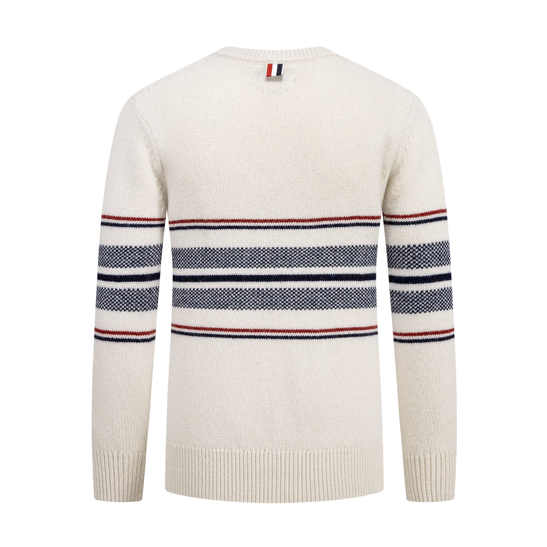 Thom BrowneMerino Wool Crew Neck Sweater