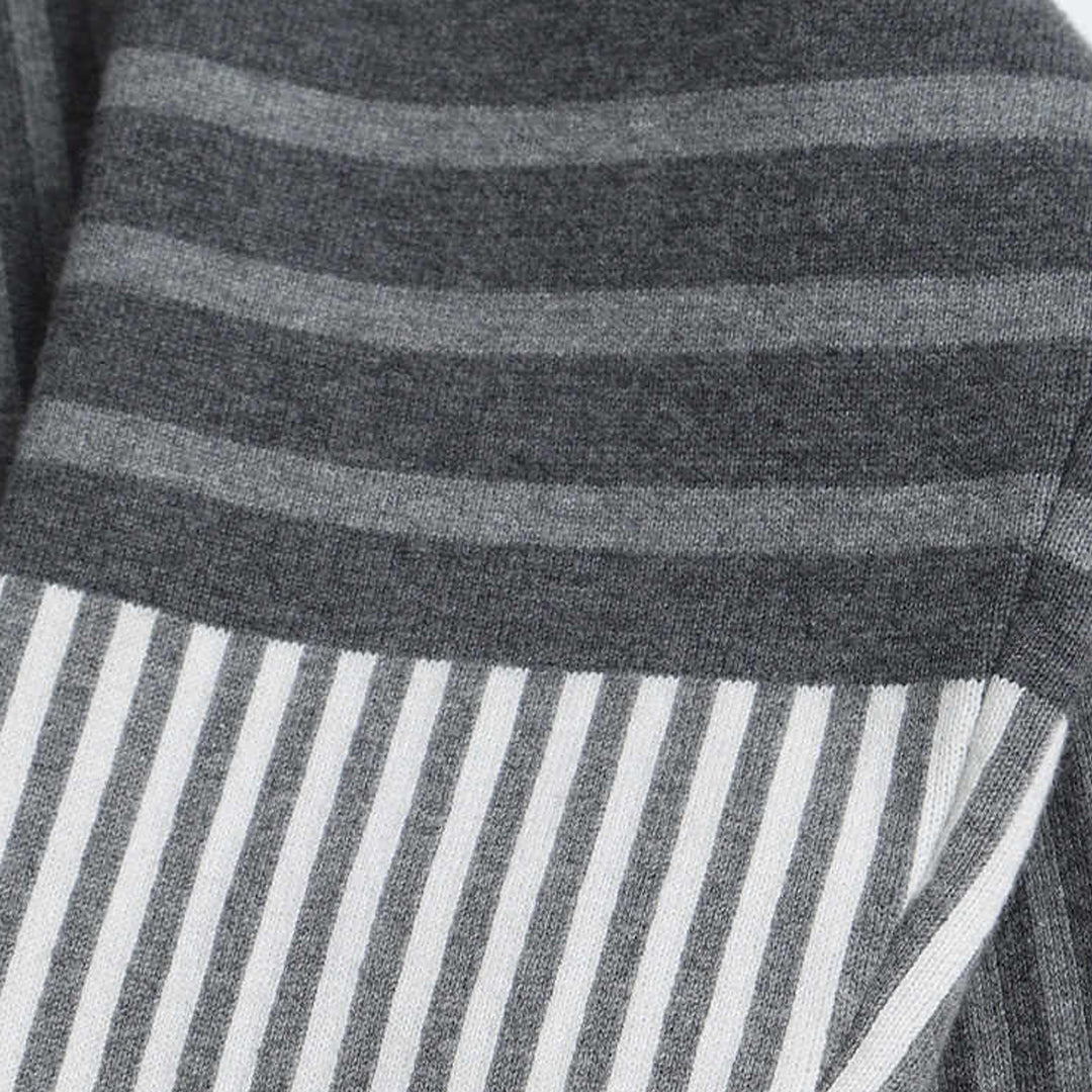 Thom BrownePremium 4-Bar Wool Blend Cardigan - 80% Virgin Wool