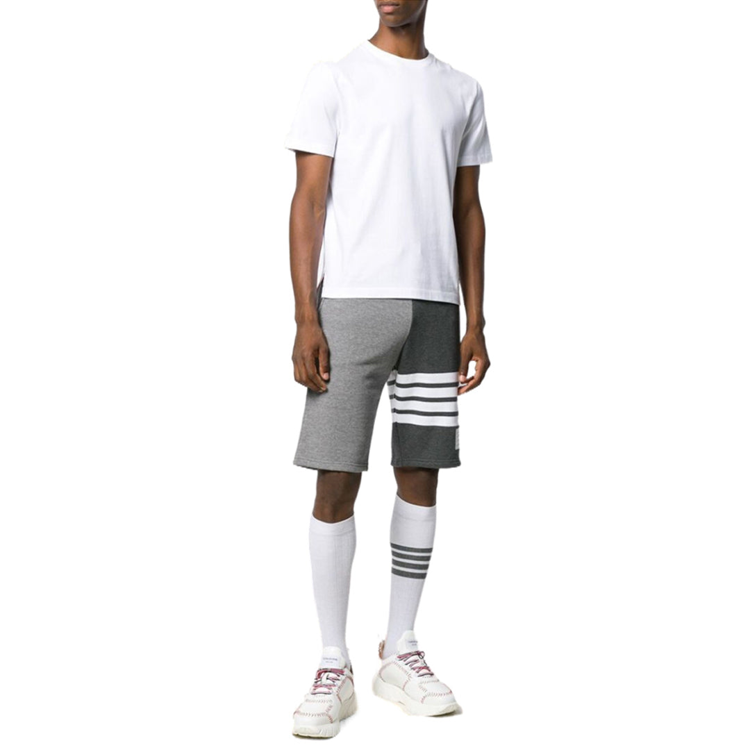 Thom BrowneMen's Sports Shorts - 100% Cotton Made in Japan with 4-Bar Detail