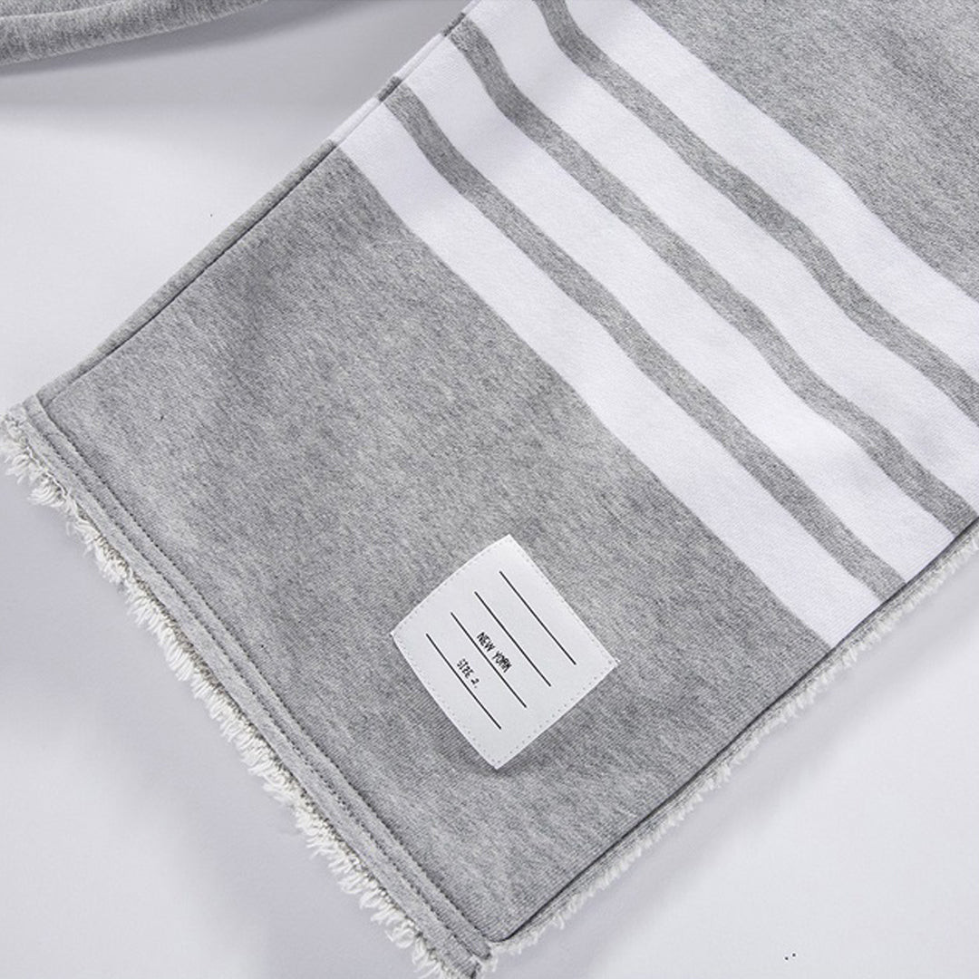 Thom BrowneMen's Sports Shorts - 100% Cotton Made in Japan with 4-Bar Detail