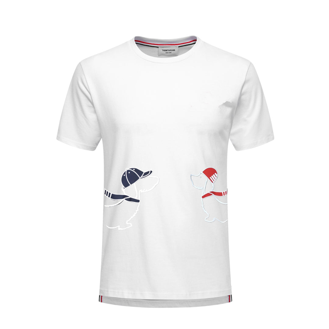 Thom BrownePuppy Embroidery T-shirt