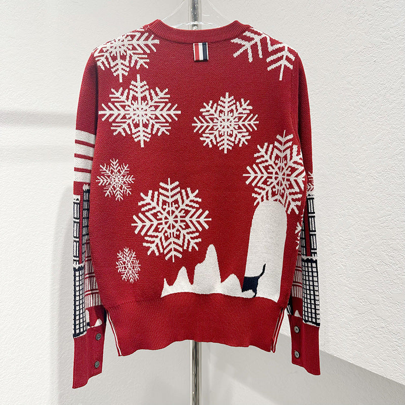 Wool knitted sweater