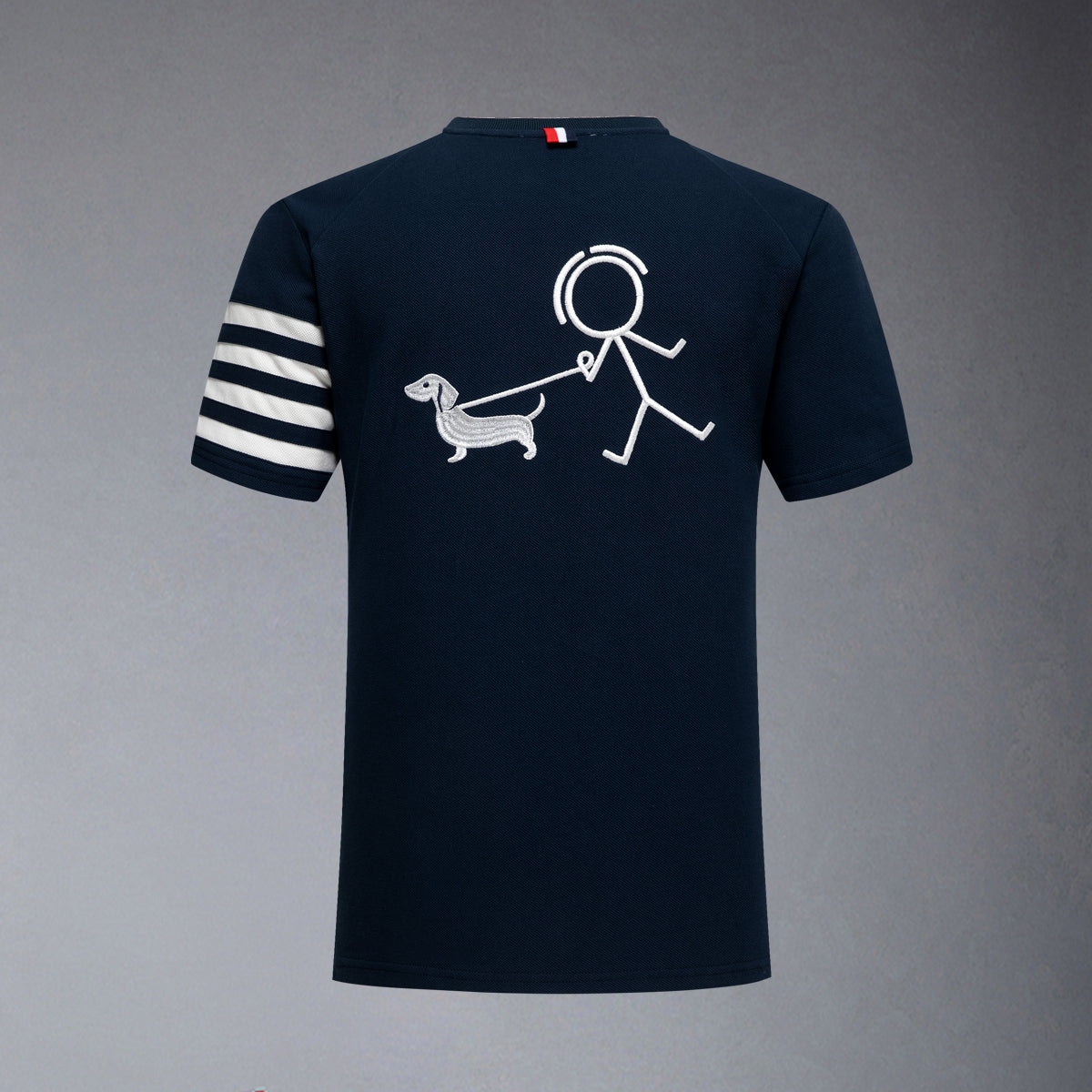 Thom BrownePuppy Embroidered T-Shirt - Premium Cotton Tee with Dog Design