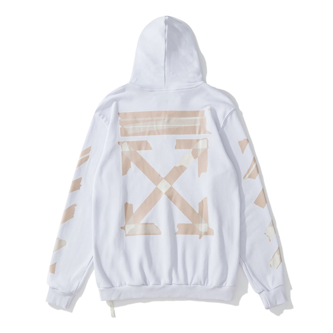 OFF-WHITELogo Print Oversized Hoodie – 100% Cotton