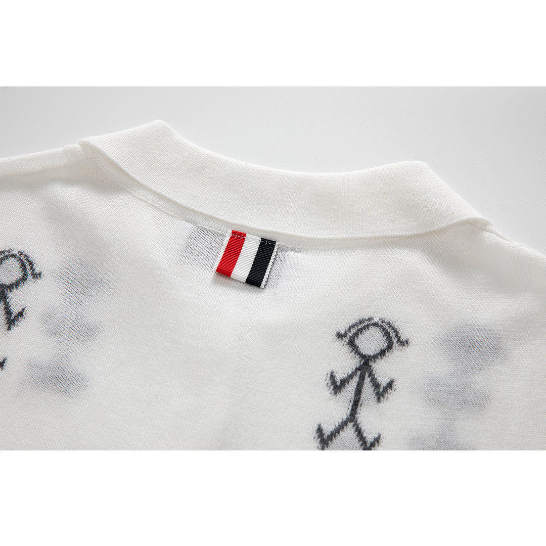 Thom BrowneWomen's Classic Stickman Polo Shirt - Premium Cotton