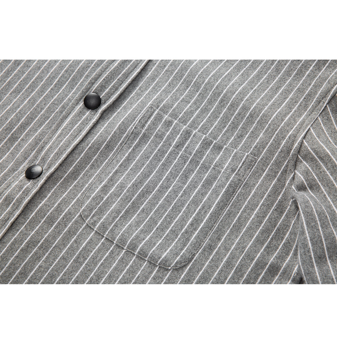 Thom BrownePremium 4-Bar Oxford Elastic Thick Shirt