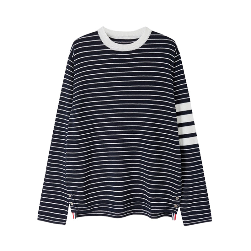 Thom BrowneClassic V-Neck Knitted Cardigan Sweater