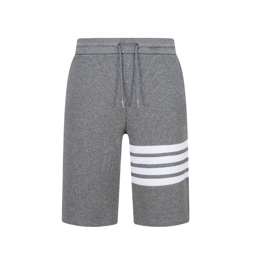 Thom BrowneMen's Sports Shorts - 100% Cotton Made in Japan with 4-Bar Detail