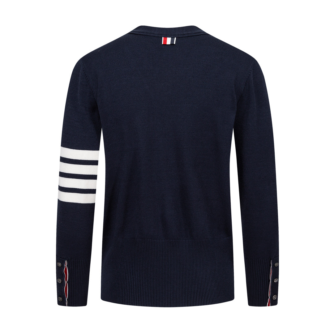 Thom BrowneV-Neck Knitted Cardigan