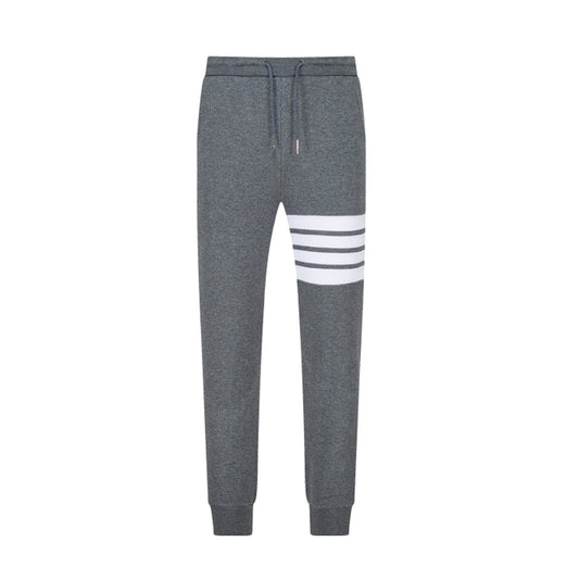 Thom BrownePremium 4-Bar Varsity Sports Pants - 100% Cotton Athletic Wear
