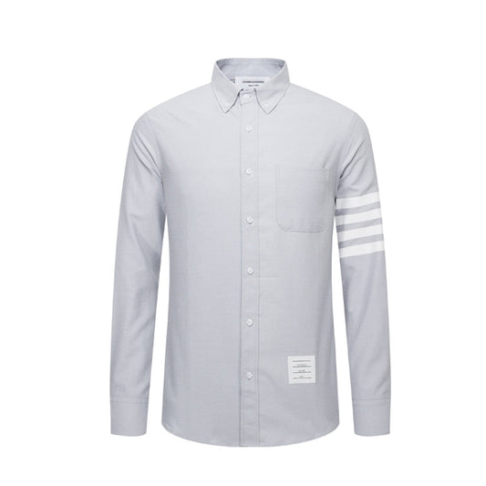 Thom BrowneMen's Casual Oxford Shirt - 100% Cotton Button-Front Shirt