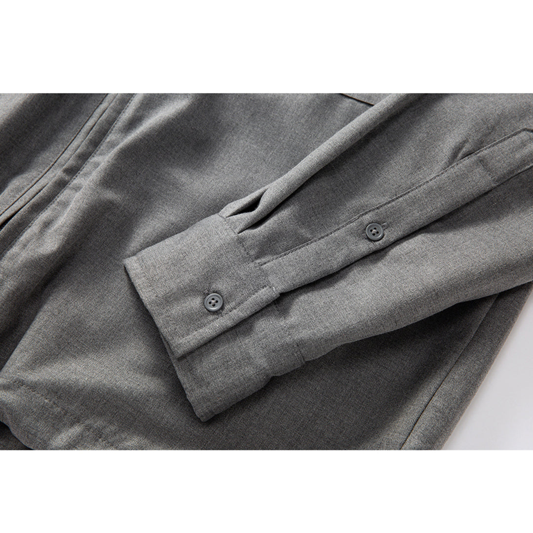 Thom Browne4-Bar Double Armband Jacket with Signature Grosgrain Detail