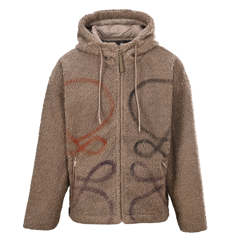 LOEWE Lambswool Hooded Jacket