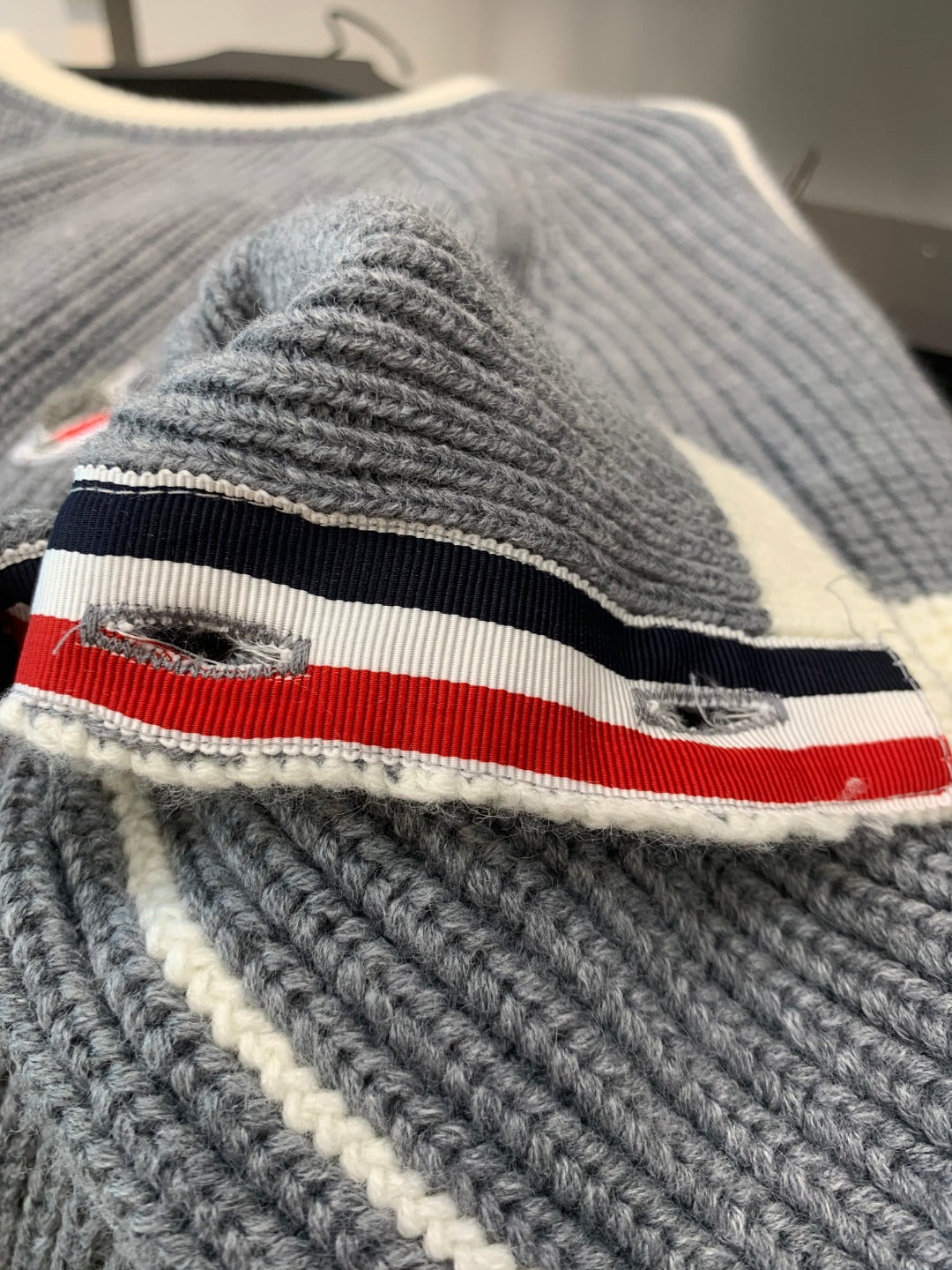 Japanese Cotton Pullover Sweater - Partial Button Front