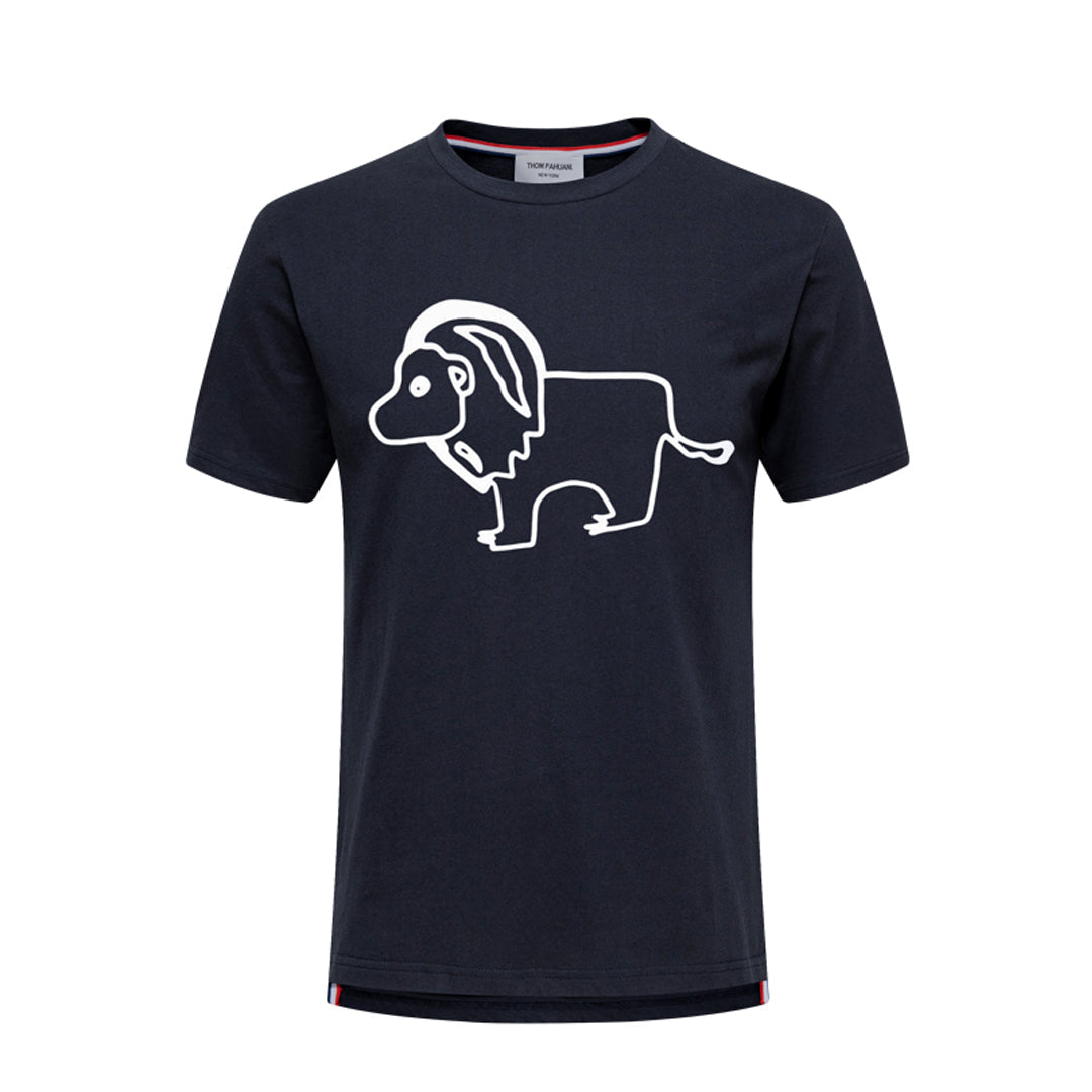 Thom BrowneLion print T-shirt
