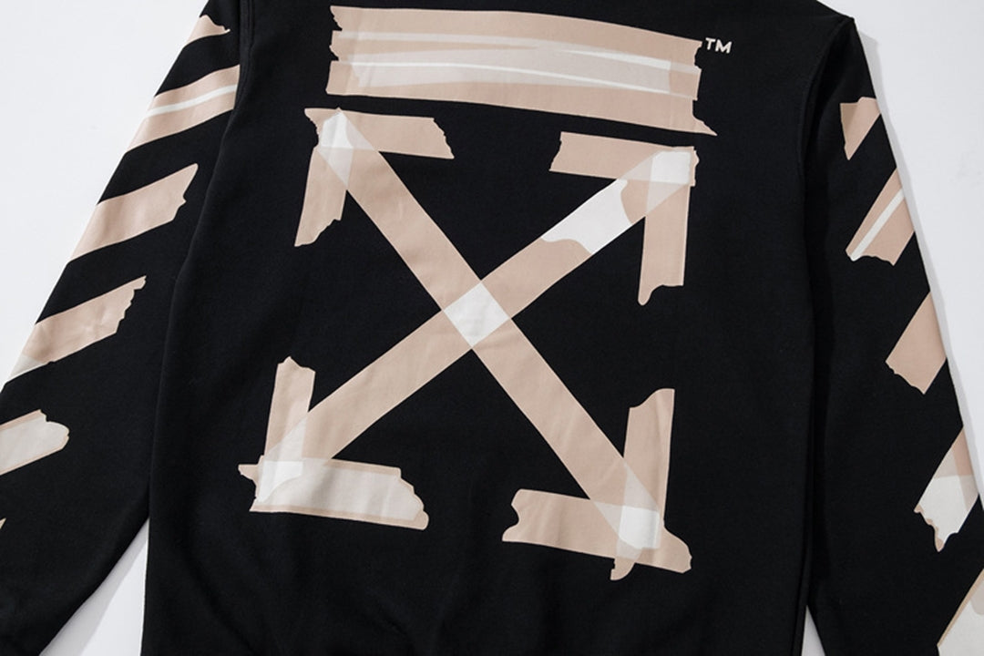 OFF-WHITELogo Print Oversized Hoodie – 100% Cotton