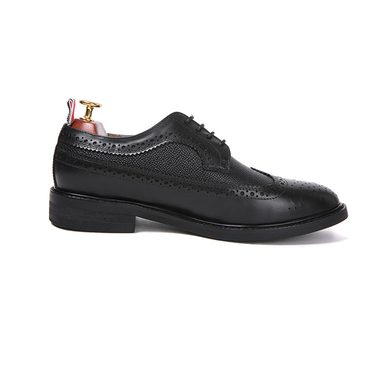 Thom BrowneMen's Premium Business Leather Shoes with Grosgrain Buckle - Professional Confidence