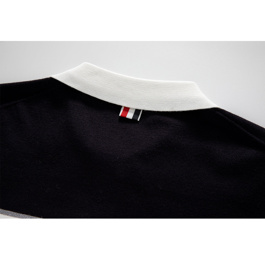 Thom BrowneGrey POLO Shirt