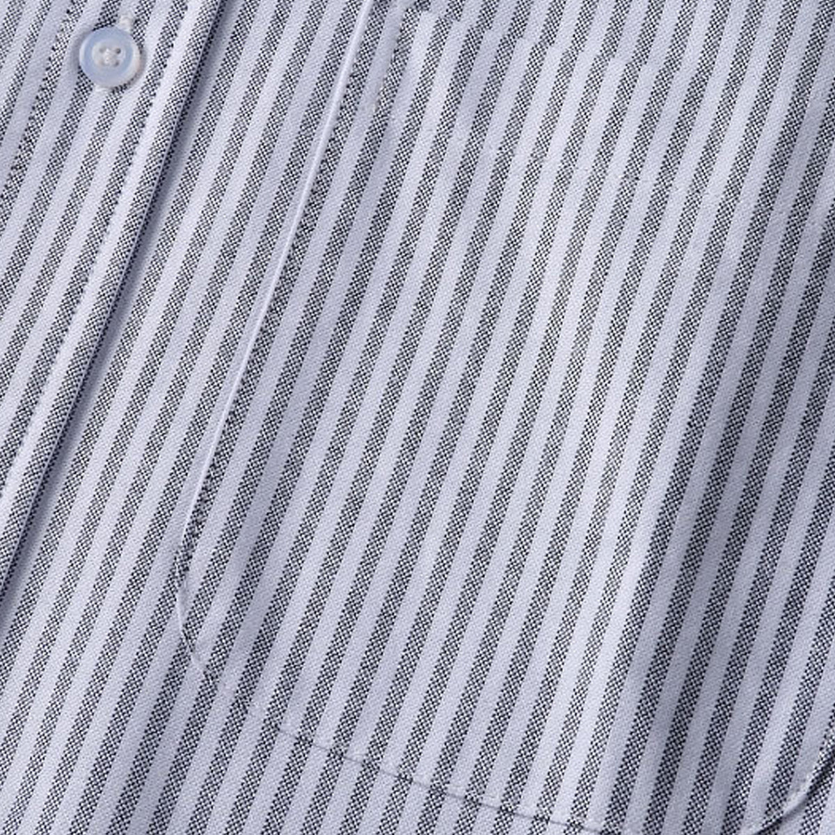 Thom BrownePremium 4-Bar Embroidered Oxford Elastic Shirt