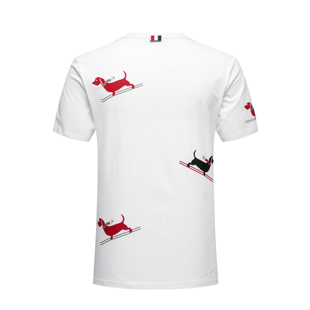 Puppy Print T-Shirt - Cute Dog Graphic Tee