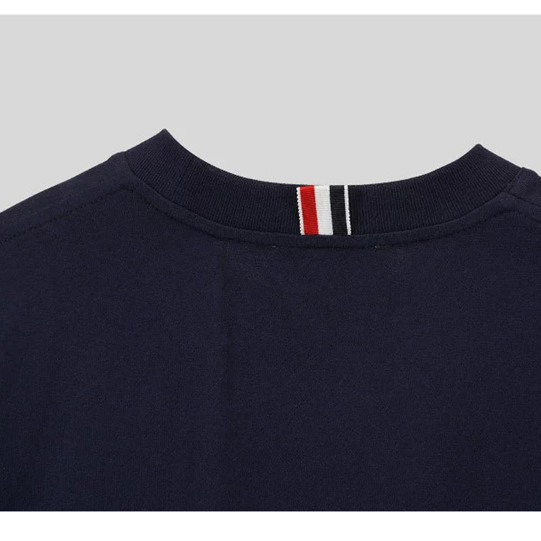 Thom BrowneAnchor Embroidery  T-shirt