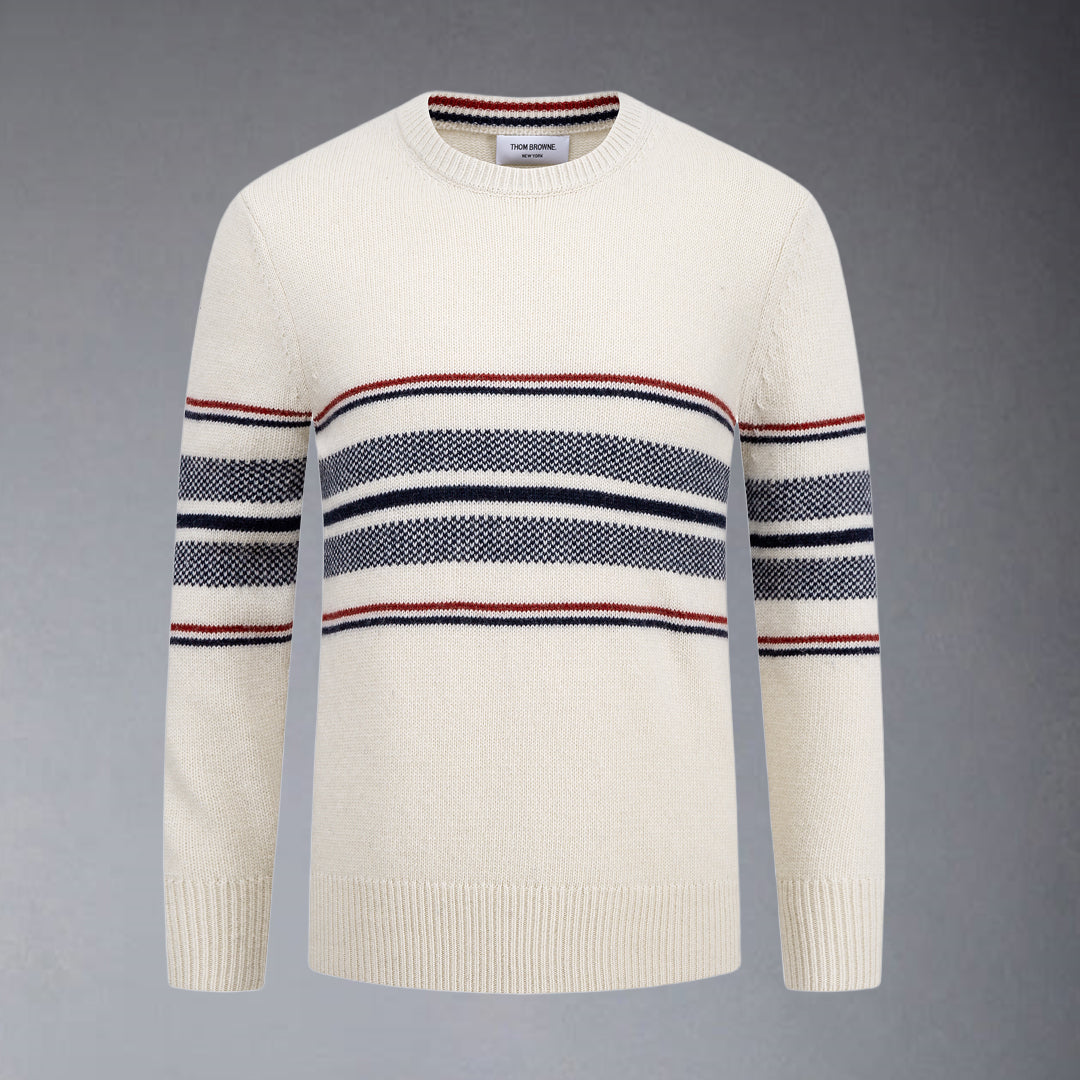 Thom BrowneMerino Wool Crew Neck Sweater