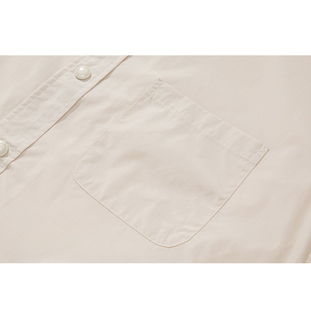 Thom BrowneMen's Business Oxford Shirt - 100% Cotton Button-Front Dress Shirt