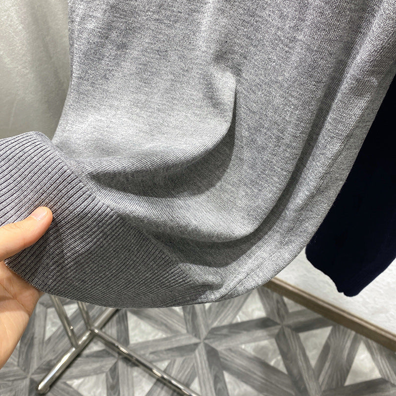 Thom BrowneWomen's Crew Neck Cotton T-Shirt - Japanese Craftsmanship