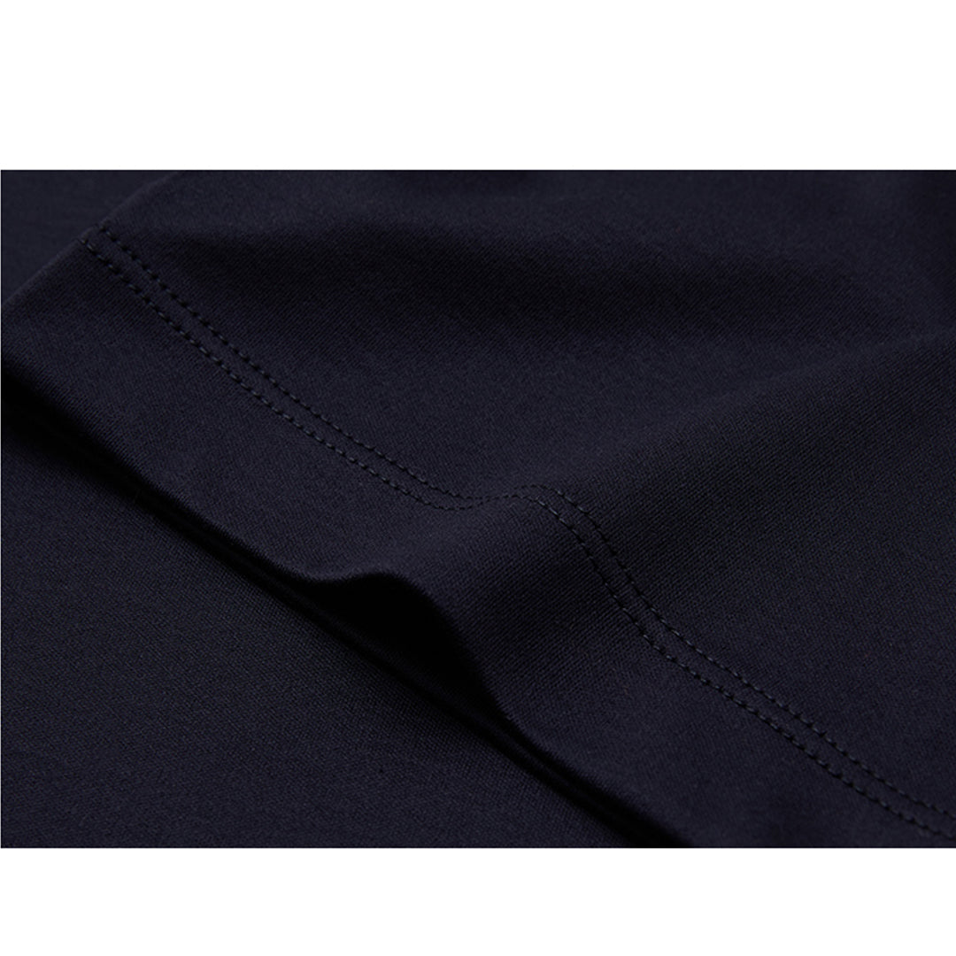 Thom BrowneMen's Premium Cotton T-Shirt | Signature Grosgrain Detail | Timeless Cut