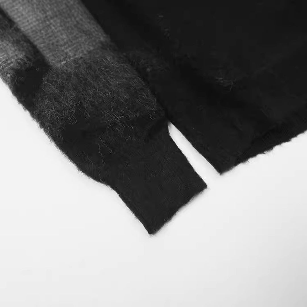 OFF Gradient Sweater Coat