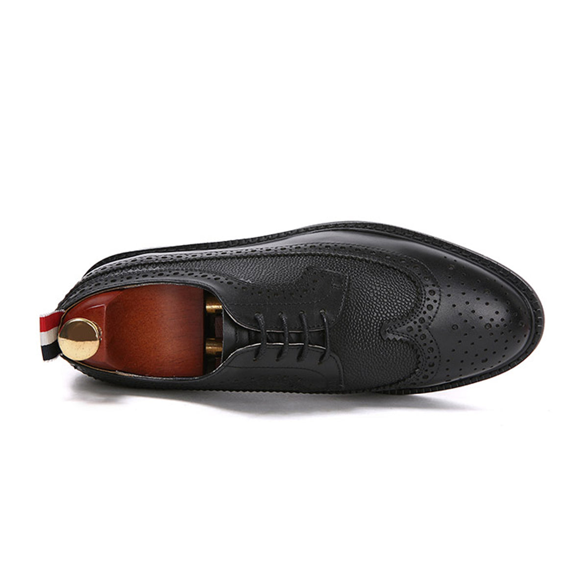 Thom BrowneMen's Premium Business Leather Shoes with Grosgrain Buckle - Professional Confidence