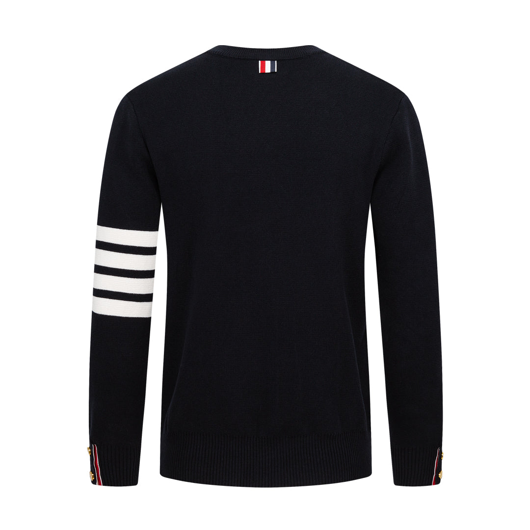 Thom BrowneMerino Wool Crew Neck Pullover