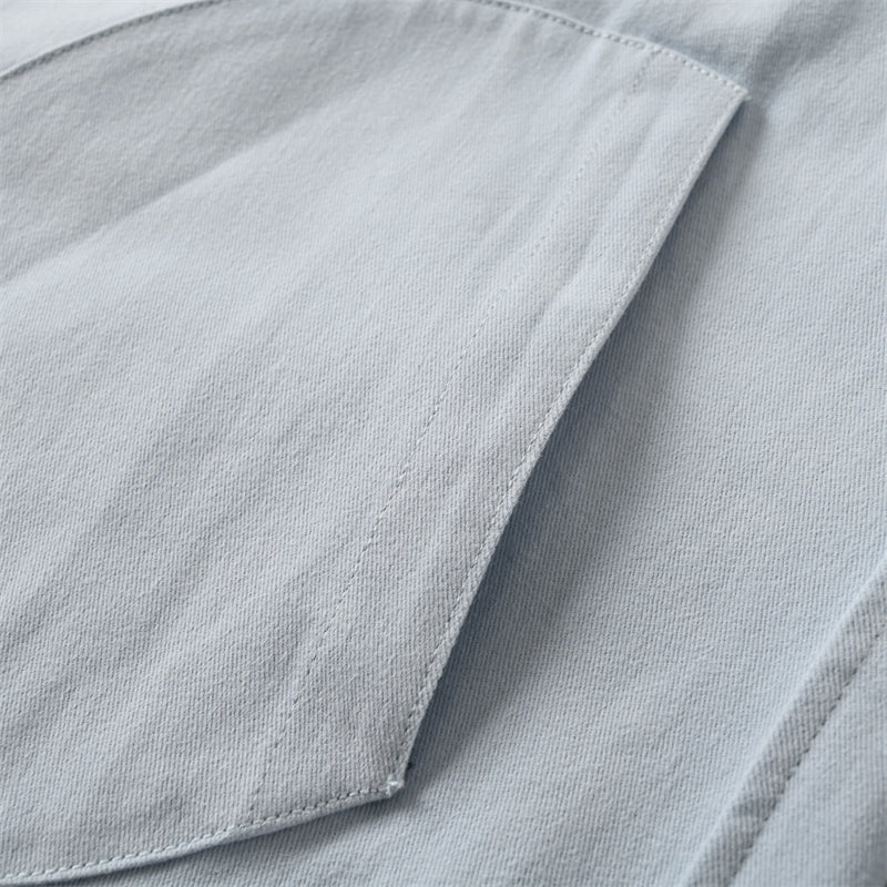 LOEWE  Cotton Long-Sleeve Hooded Shirt Jacket with Detachable Panels