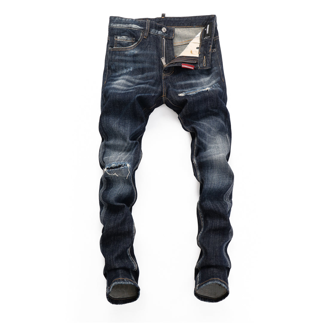 DSQ2 Men's Dark Wash Slim Fit Jeans
