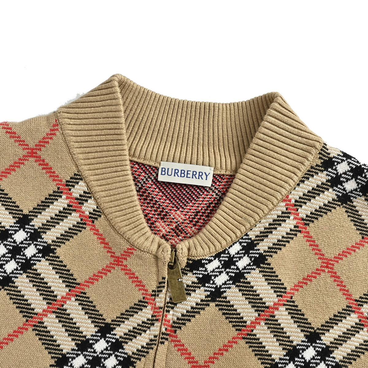 Burberry Zip-Up Cardigan
