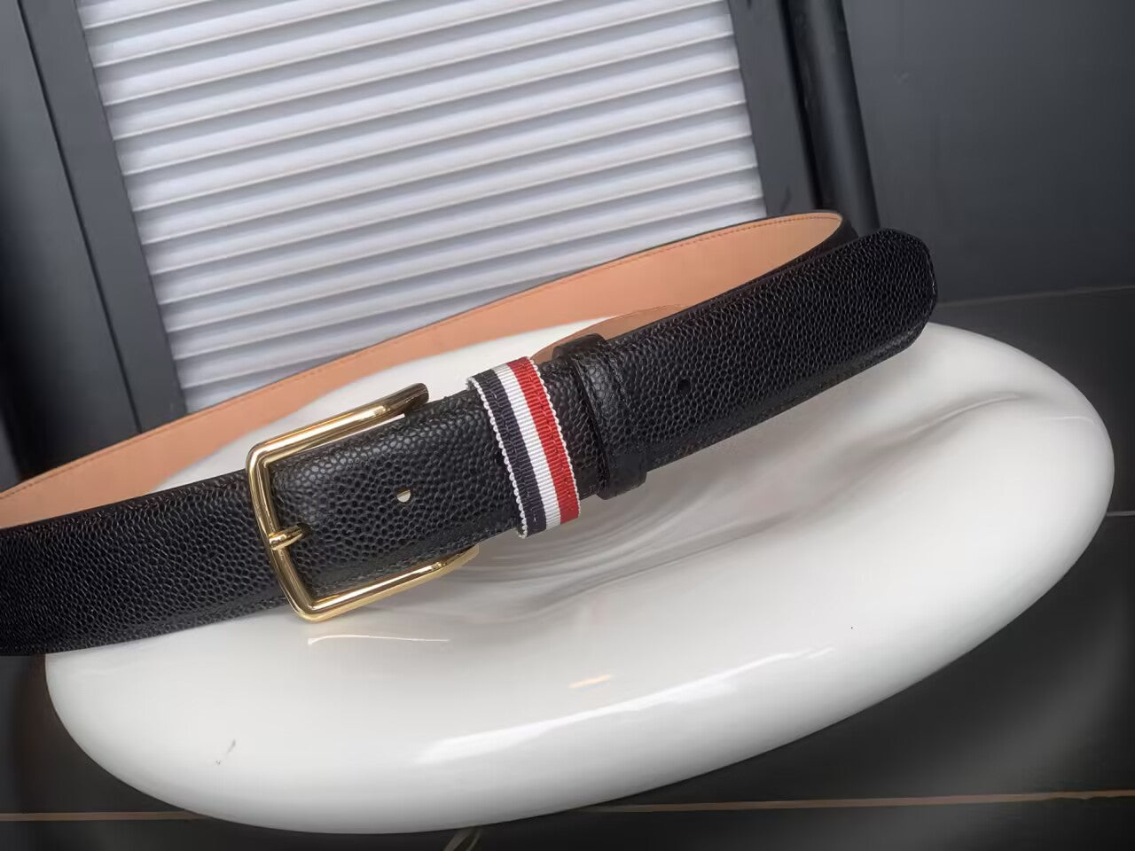Genuine leather belt