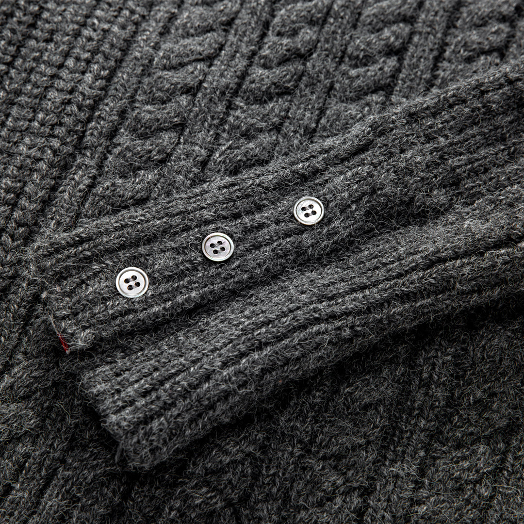 Thom BrowneMen's Classic Zip-Up Jacket with Signature Grosgrain Detail