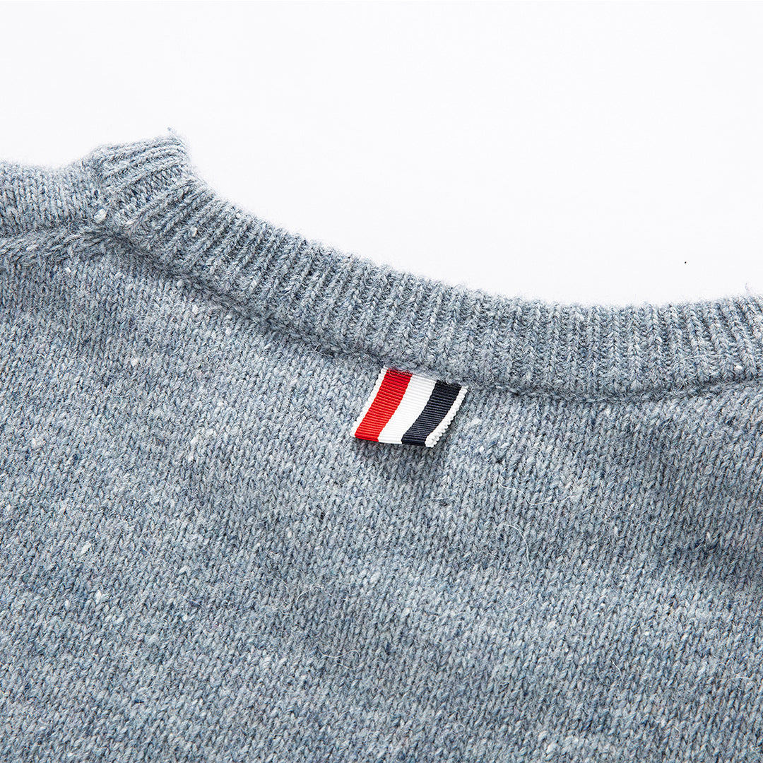 Thom BrowneMerino Wool Crew Neck Sweater