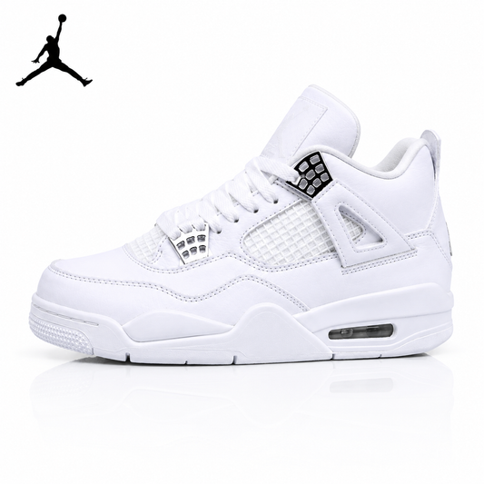 Air Jordan 4 Pure White Cat