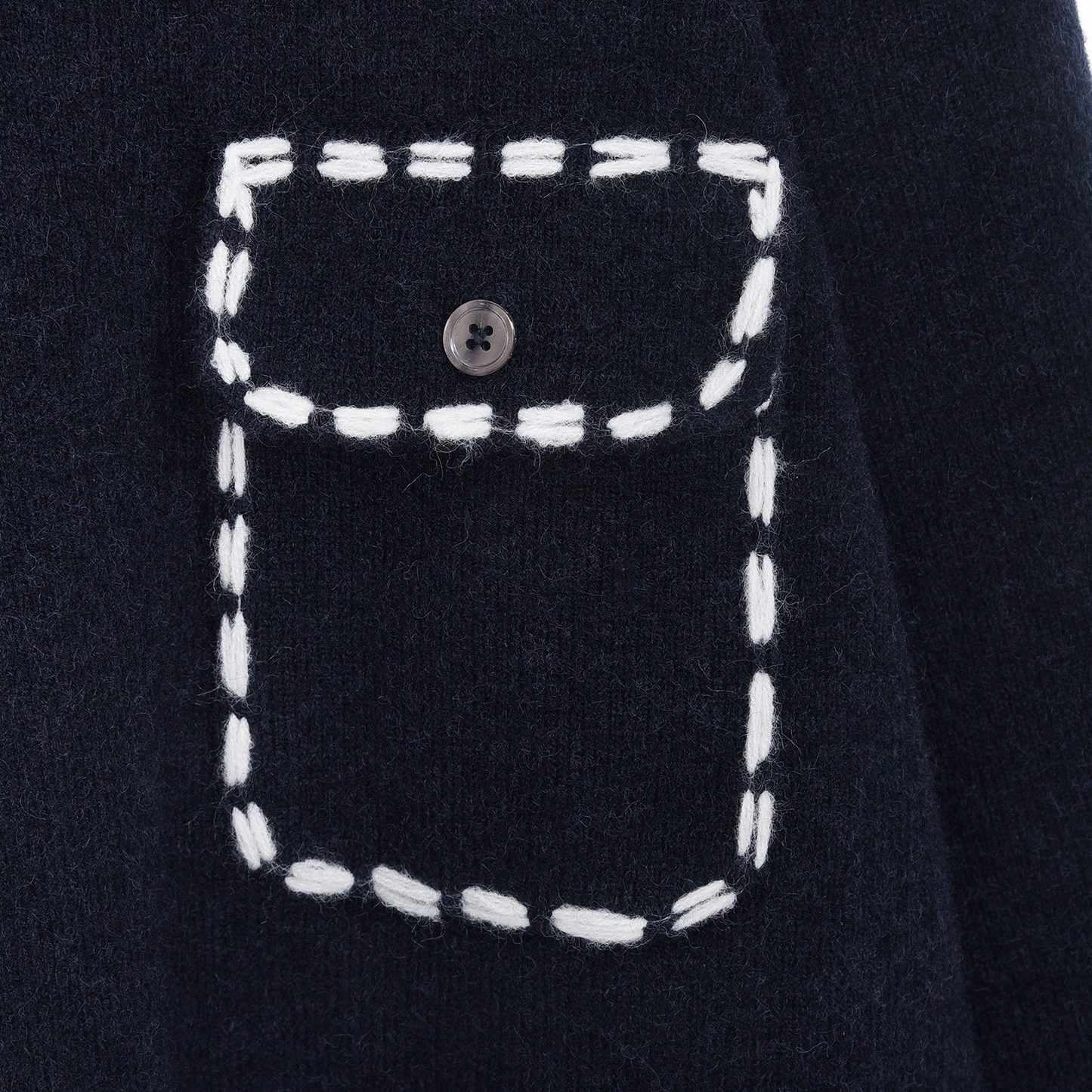Thom BrowneClassic V-Neck Knitted Cardigan Sweater