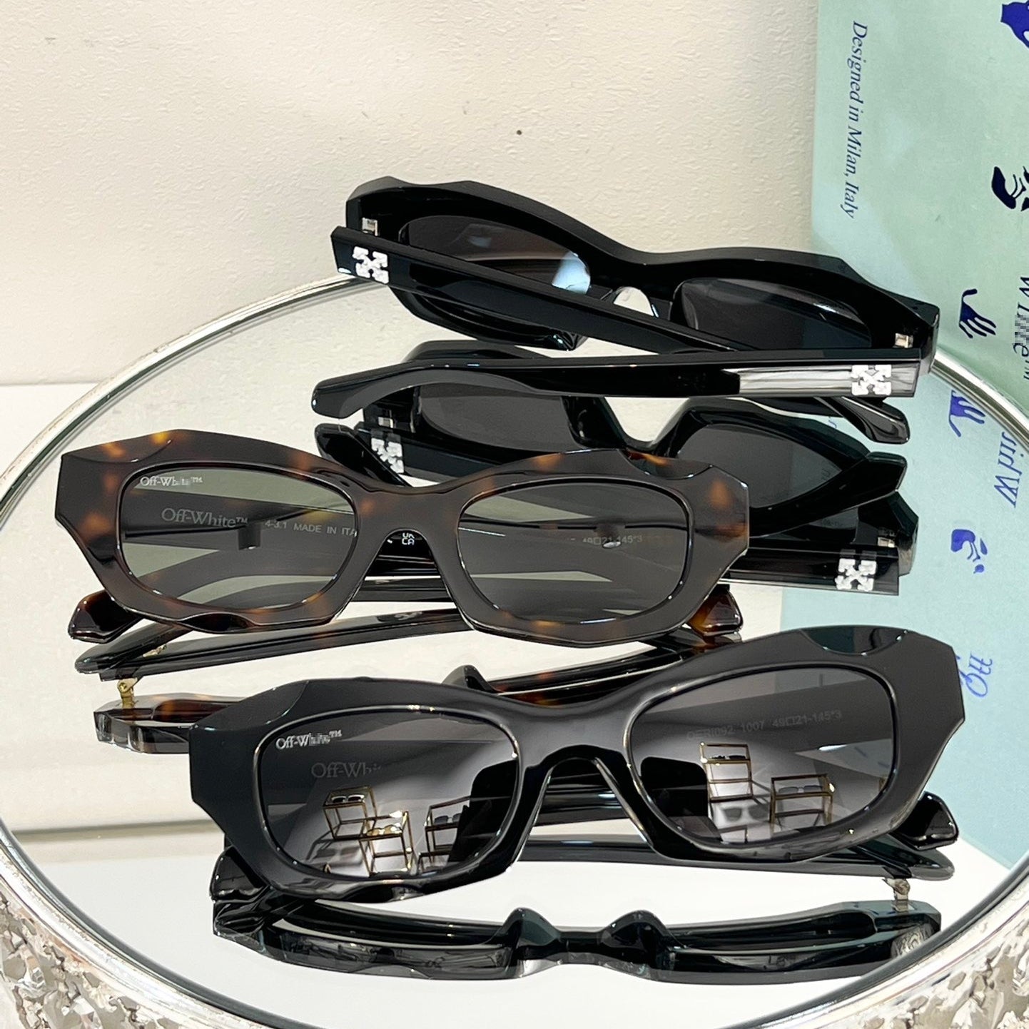 OFF-Whlte Arrow logo sunglasses#087