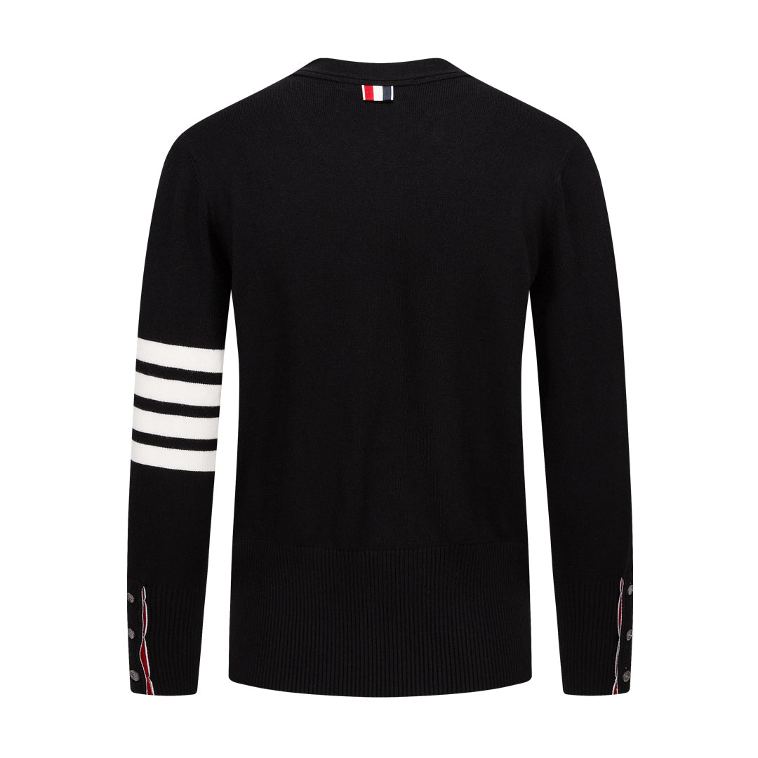Thom BrowneV-Neck Knitted Cardigan