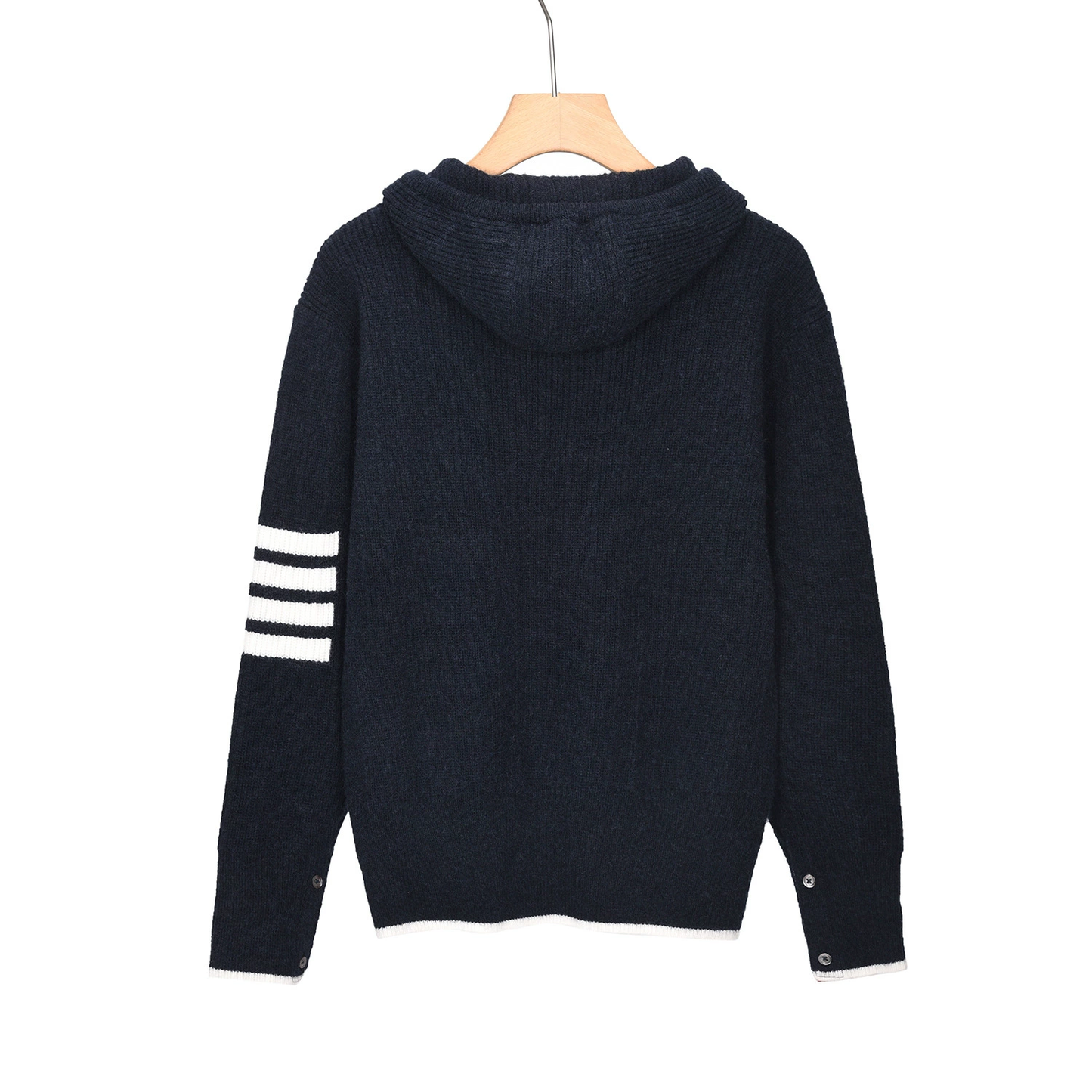 Thom BrowneClassic V-Neck Knitted Cardigan Sweater