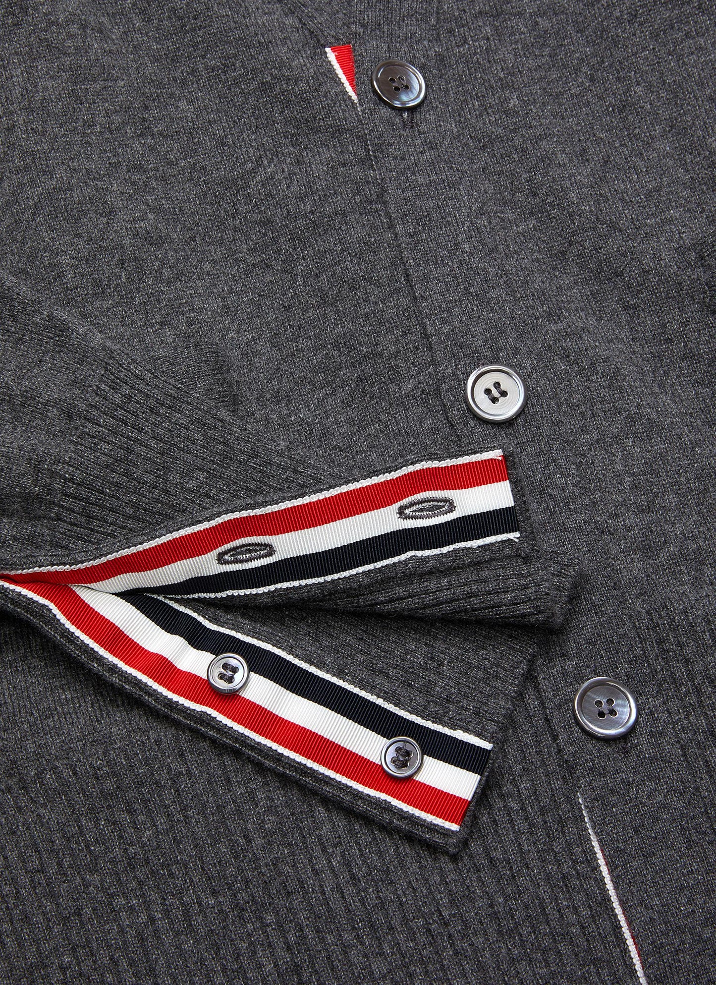 Thom BrowneV-Neck Knitted Cardigan