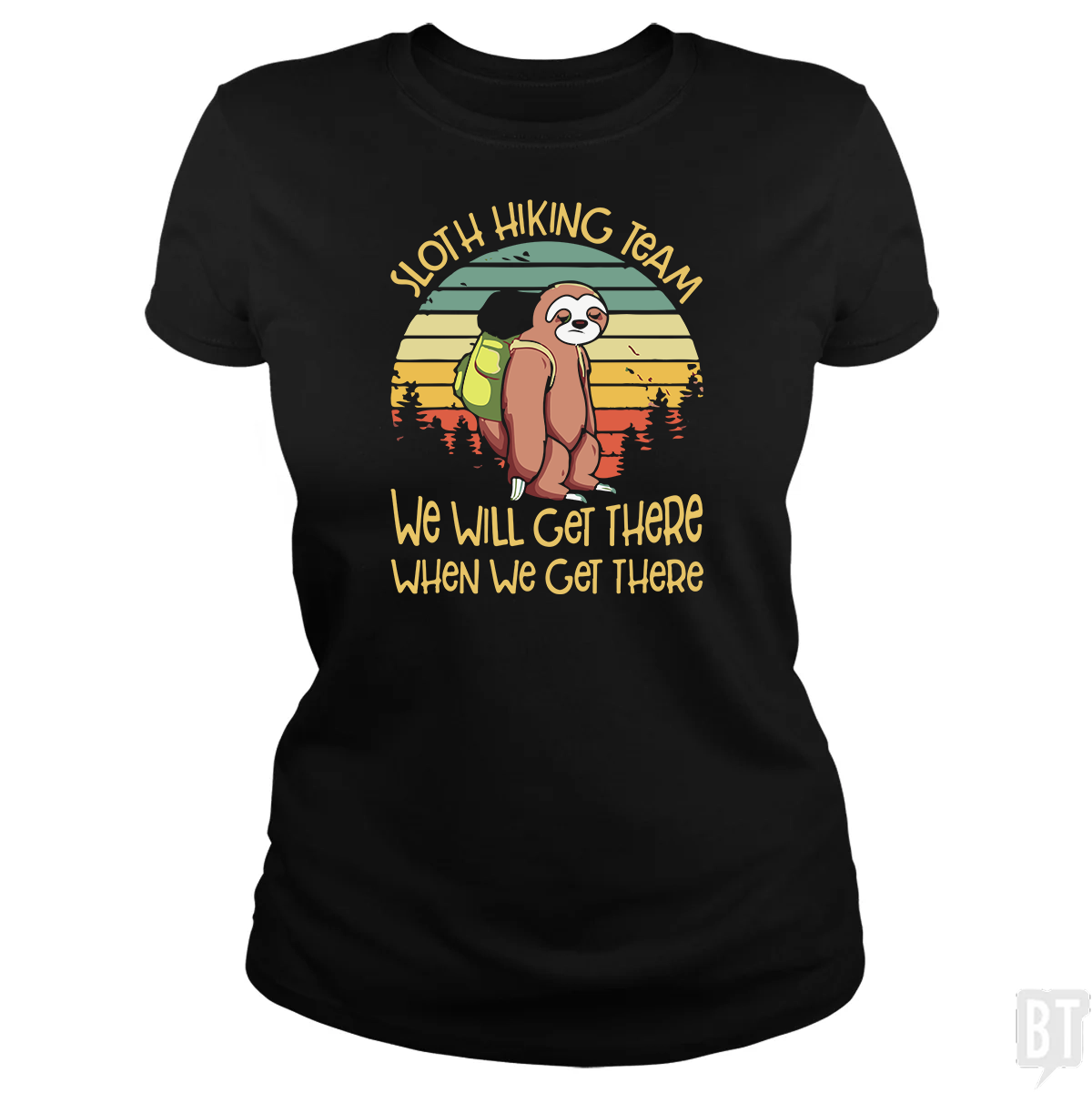 Funny Sloth Hiking Team