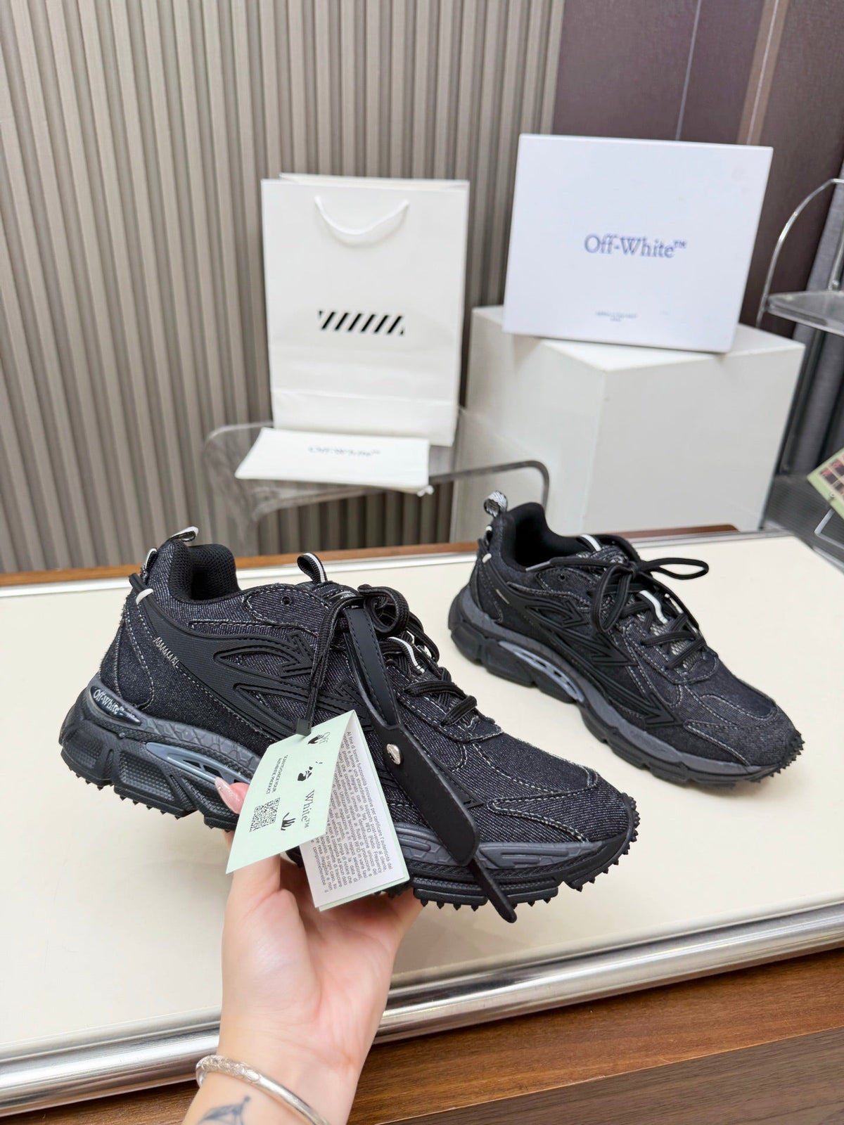 OFF-WHITE  New Men's and Women's Hiking Shoes