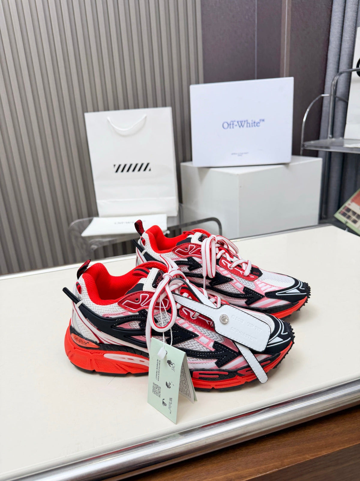 OFF-WHITE  New Men's and Women's Hiking Shoes
