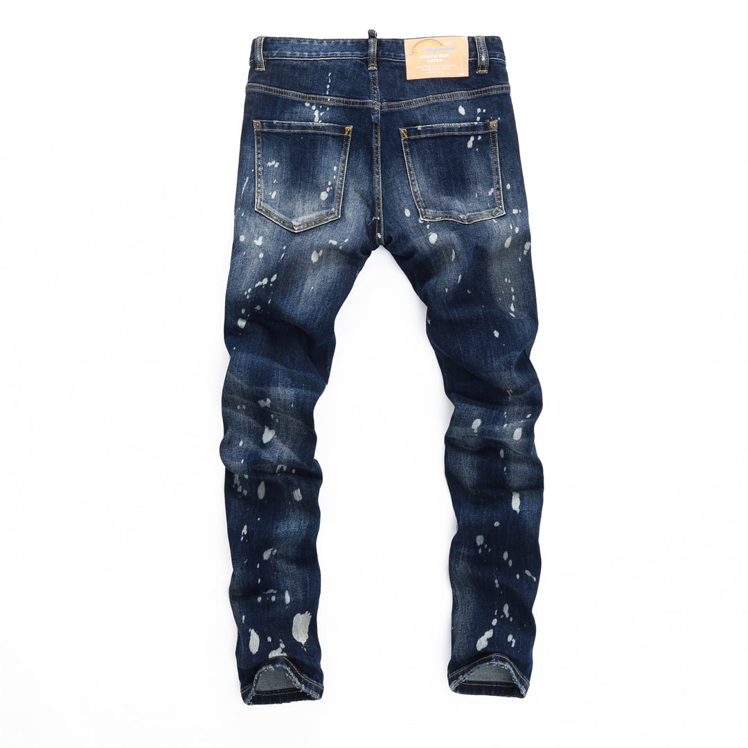 DSQ2 Men's Slim Fit Dark Wash Jeans
