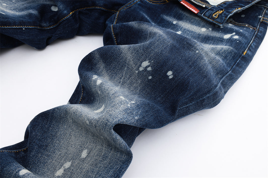 DSQ2 Men's Slim Fit Dark Wash Jeans
