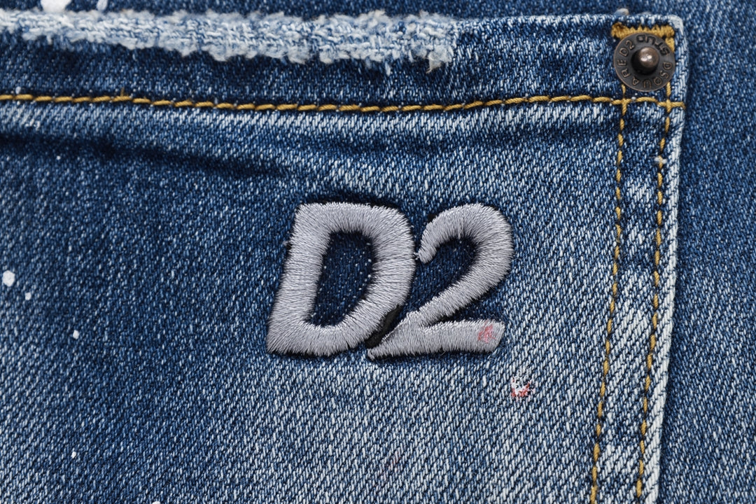 DSQ2 Print Short Jeans